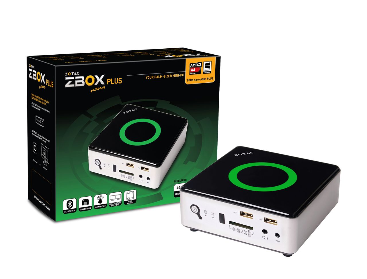 Zotac ZBOX nano z czterordzeniową mocą przetwarzania