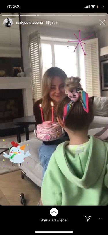 Małgorzata Socha świętuje komercyjne urodziny z córeczką Zosią
