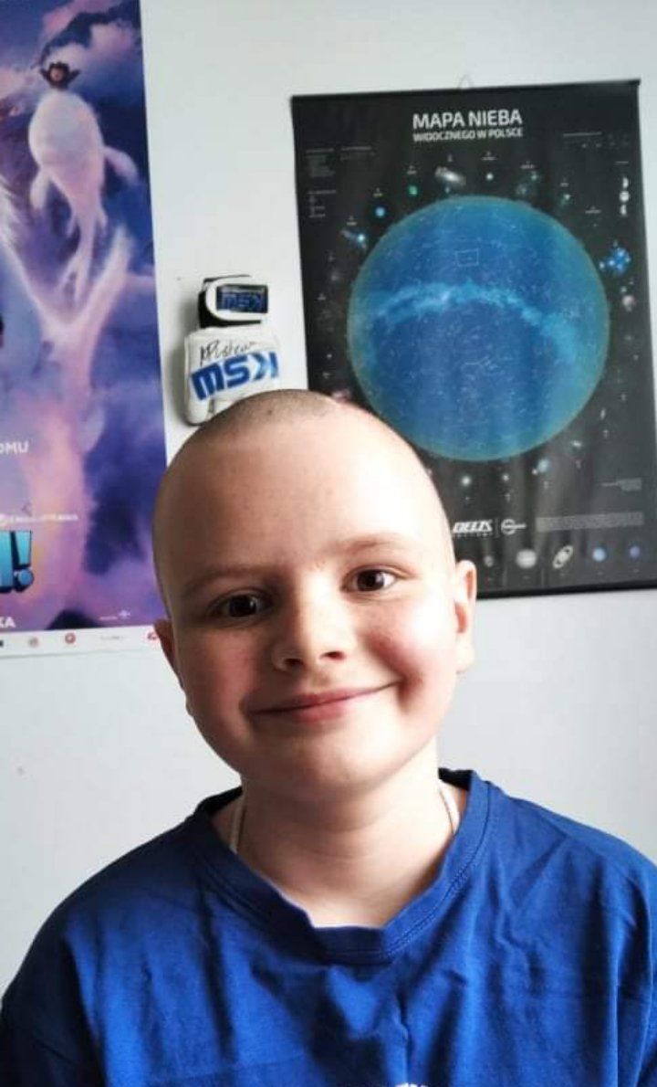 Tymek bardzo dzielnie znosi leczenie