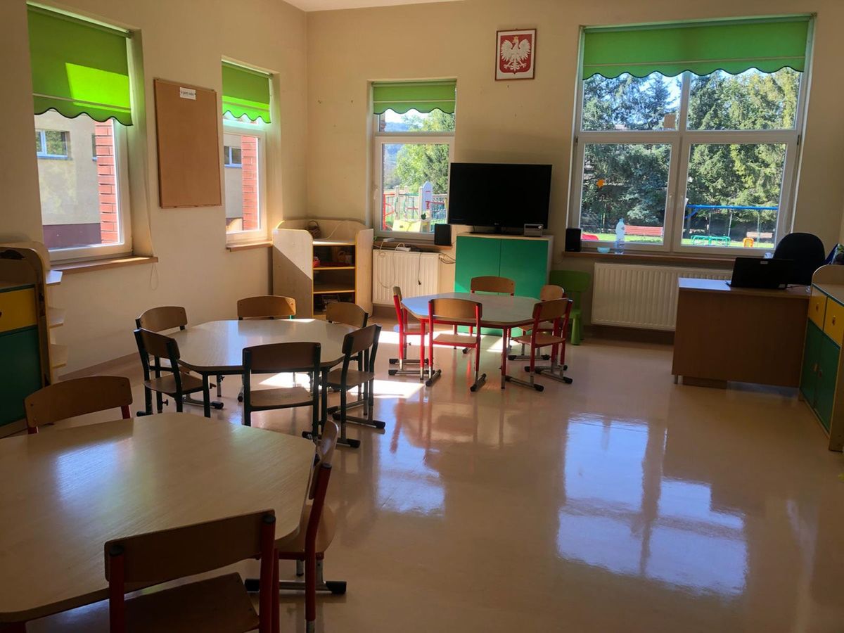 Zaadaptowana sala w Przyłęku