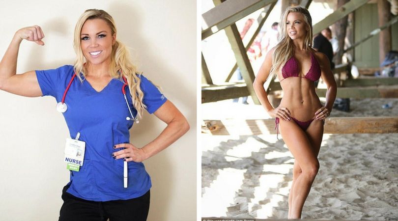 31-letnia Lauren z zawodu pielęgniarka, jest także uczestniczką konkursów body building