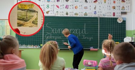 Mama pokazała obrazek z podręcznika szkolnego. "Jakaś sugestia?"