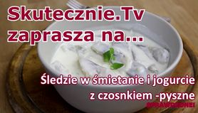 Śledzie w śmietanie i jogurcie z czosnkiem (WIDEO)