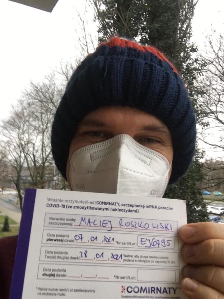 Maciej Roszkowski podczas pandemii zaangażował się w popularyzowanie wiedzy medycznej