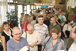 Gigantyczne kolejki w ZUS w Łodzi