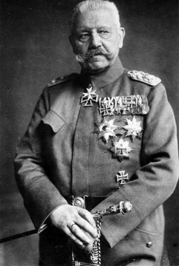 Paul von Hindenburg 