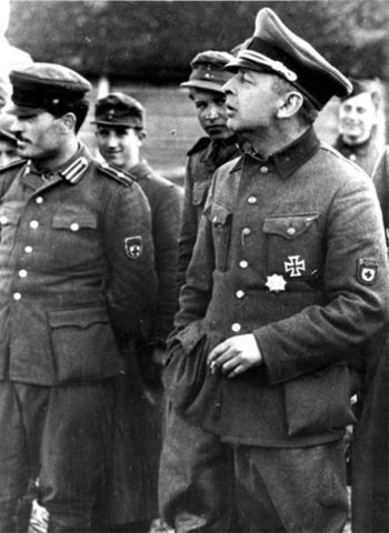 Bronisław Kamiński, dowódca RONA - rosyjskich formacji walczących po stronie nazistów 