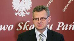 Minister skarbu Aleksander Grad