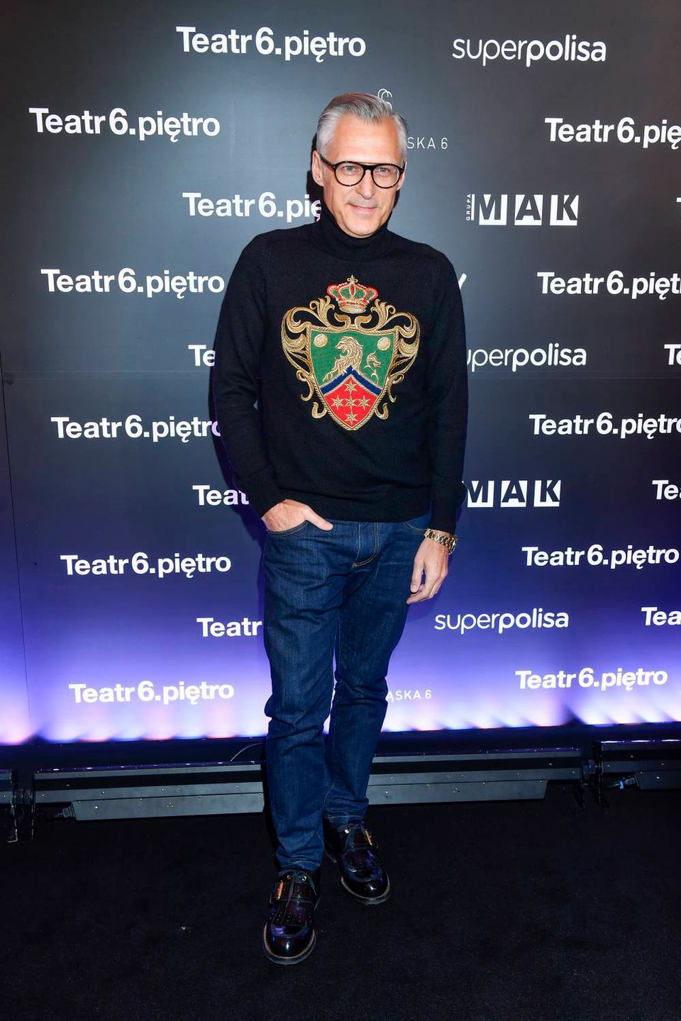 Robert Kozyra na urodzinach Teatru 6. piętro