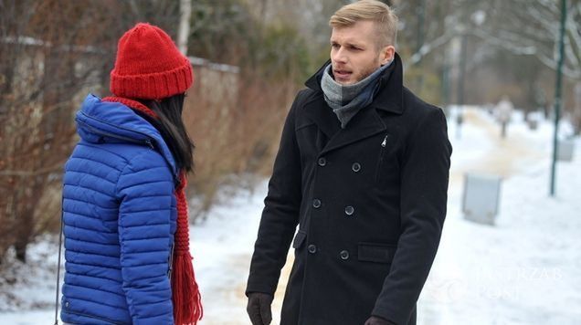 M jak miłość odcinek 1220, Artur (Tomasz Ciachorowski), Iza (Adriana Kalska)