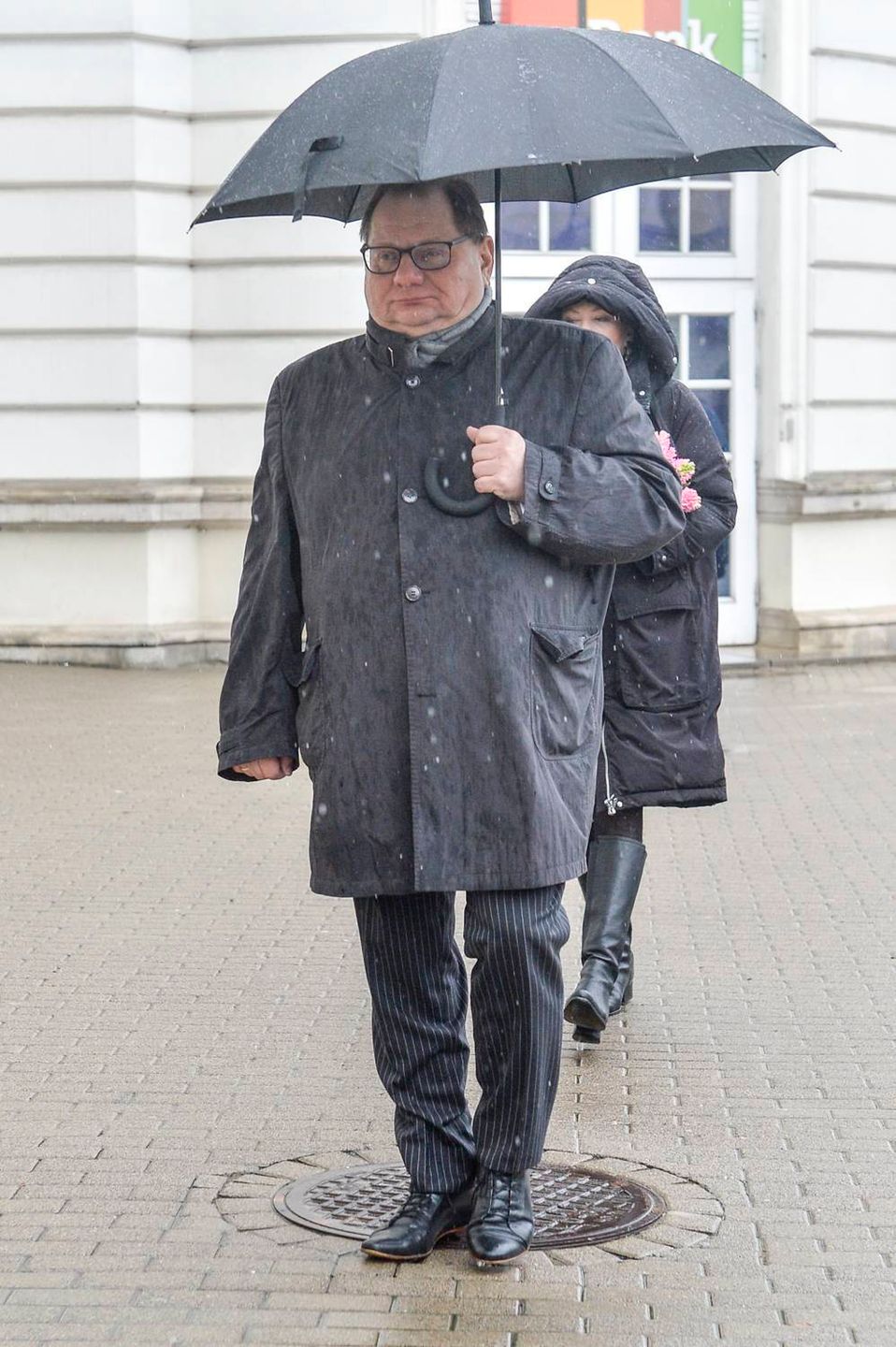 Ryszard Kalisz - pogrzeb Jerzego Gruzy