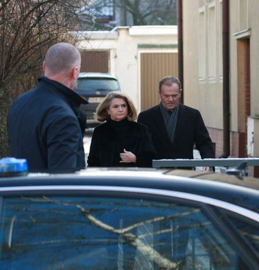 Donald Tusk z żoną w drodze na pogrzeb Pawła Adamowicza