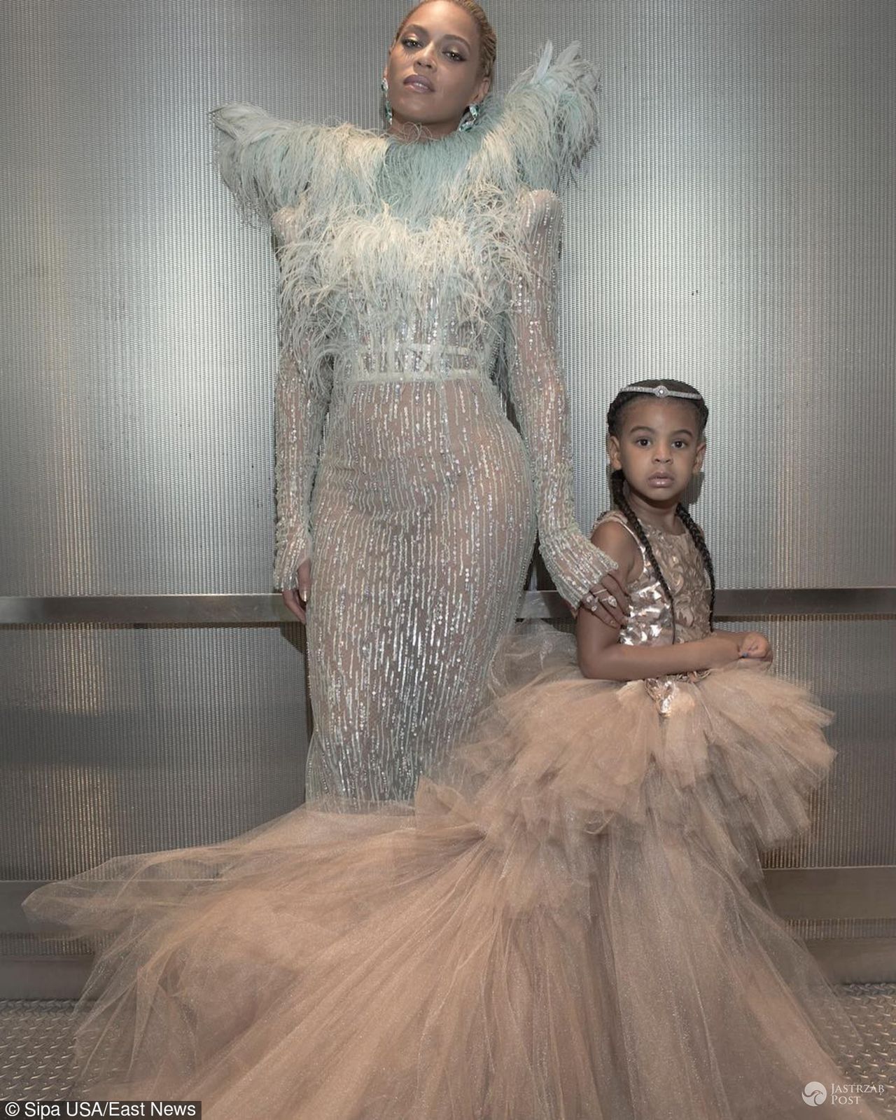Beyonce i Blue Ivy na imprezie MTV Music Awards 2016