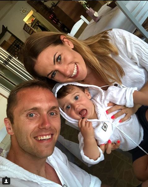 Paweł Zatorski z żoną i synem [instagram.com/agaludi]