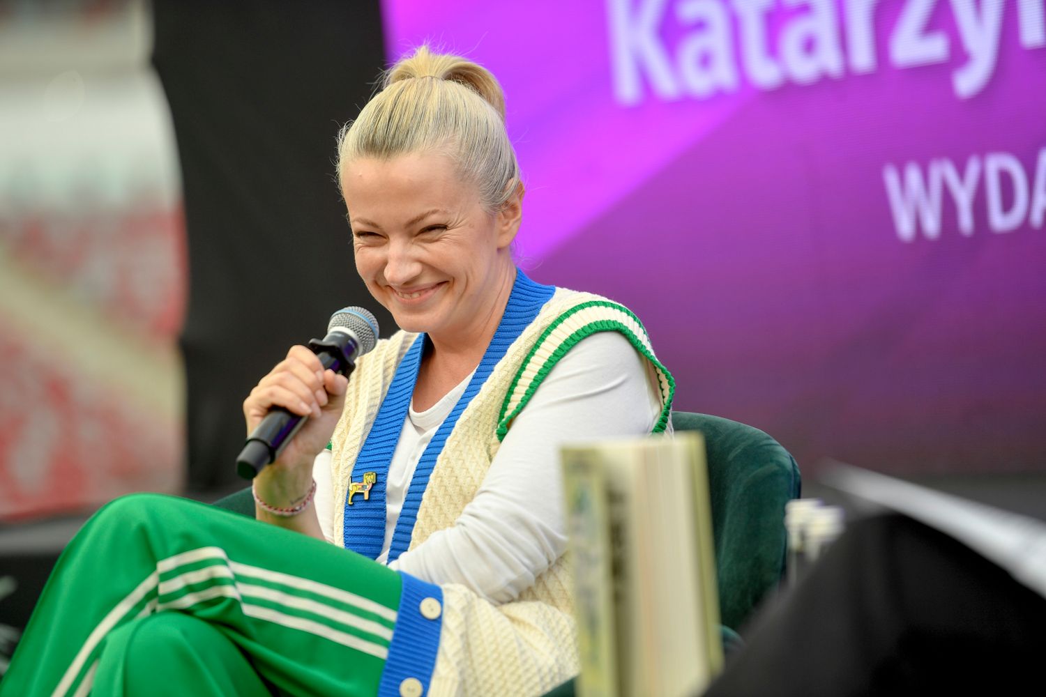 Dorota Szelągowska - targi książki w Warszawie (fot. AKPA)