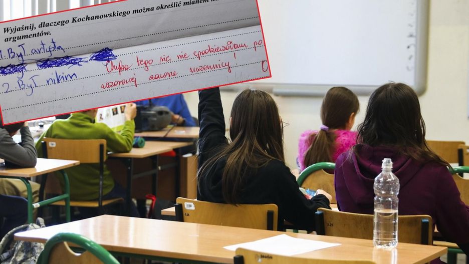 Pokazała sprawdzian wzorowej uczennicy. Odpowiedź wprawiła nauczycielkę w osłupienie
