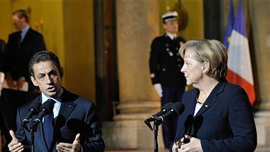 Nicolas Sarkozy i Angela Merkel