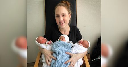 Mama trojaczków pokazała, jak teraz wygląda jej brzuch (WIDEO)