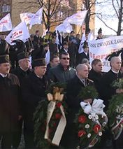 Uroczystości 32. rocznicy pacyfikacji kopalni Wujek