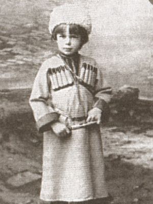 Mały Roman w 1893 r. 
