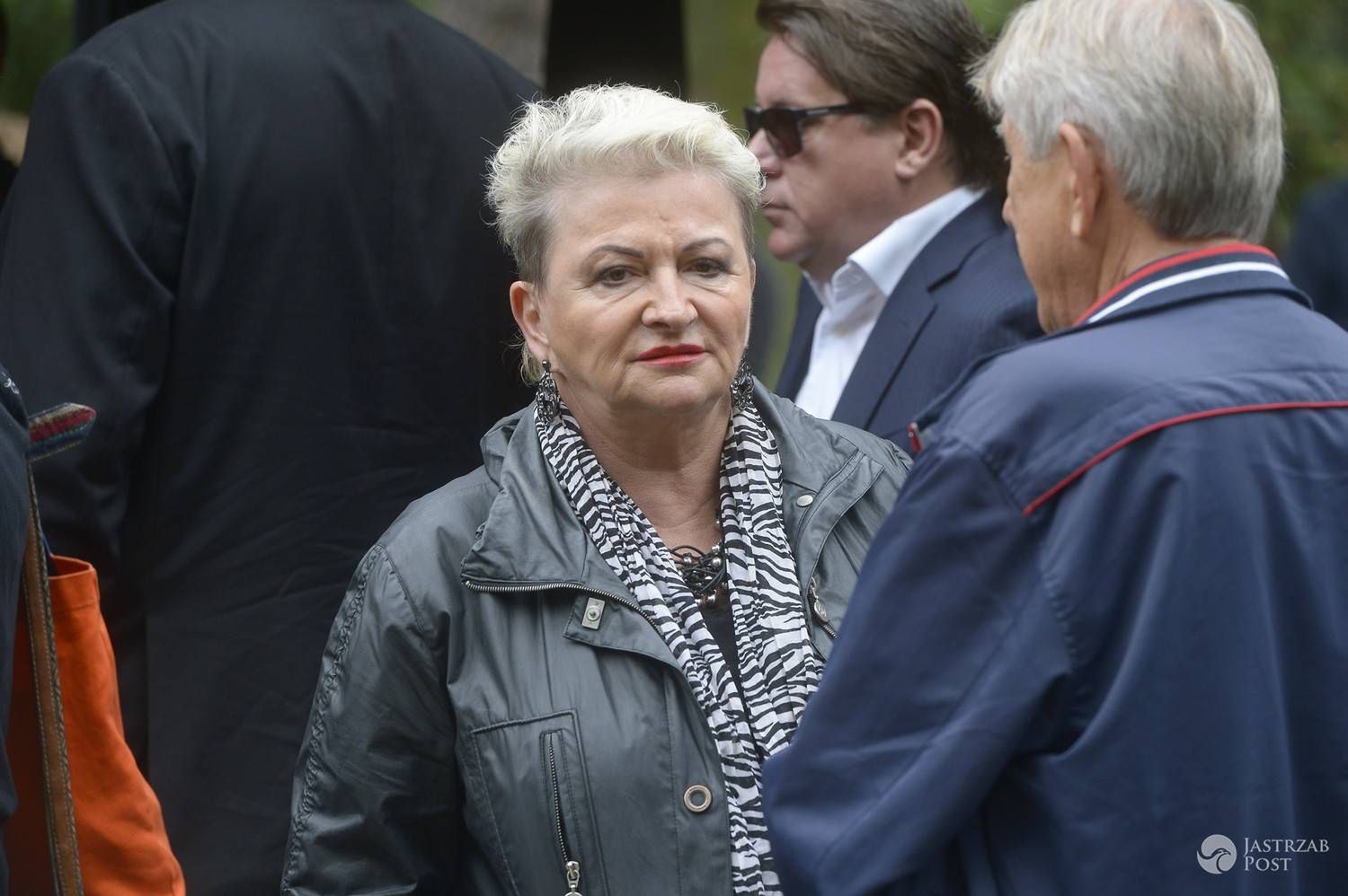 Hanna Bakuła - pogrzeb Janusza Głowackiego