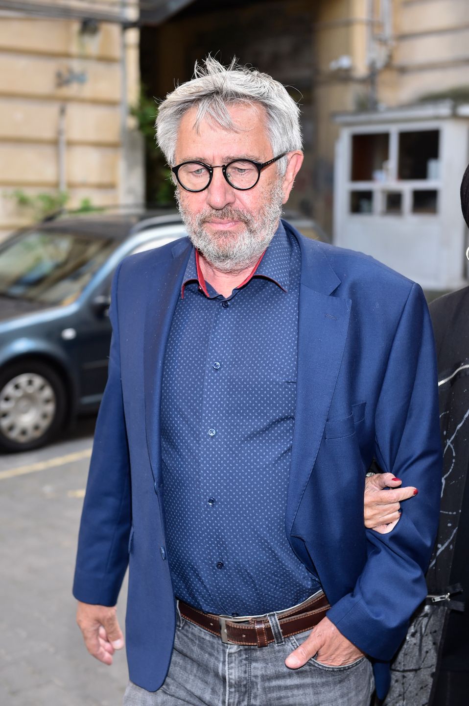 Jerzy Radziwiłowicz na premierze