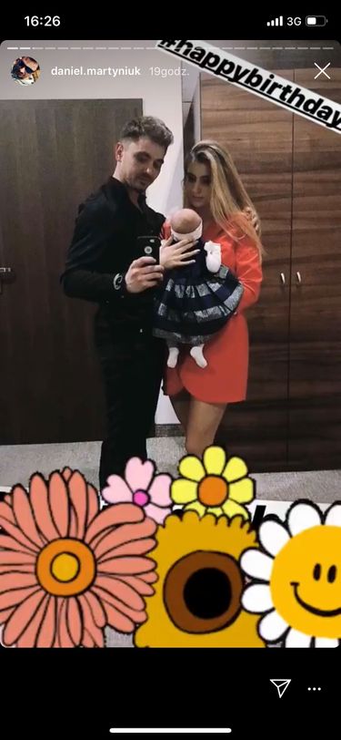 Daniel Martyniuk i Ewelina Golczyńska z córką