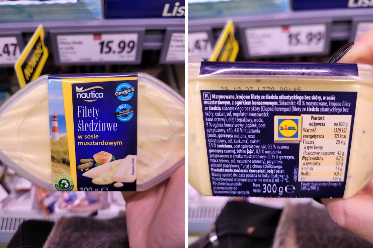 Nautica. Filety śledziowe w sosie musztardowym