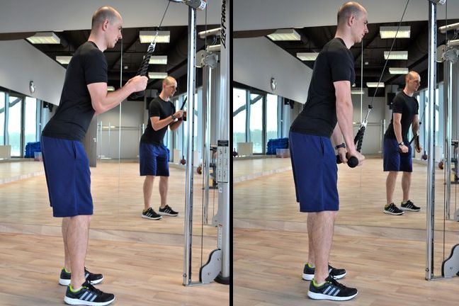 Ściąganie linki wyciągu - ruch 3 i 4