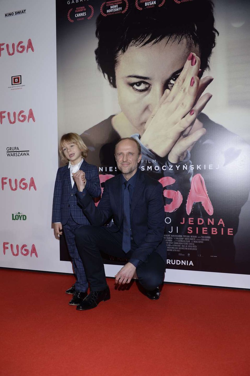 Iwo Rajski, Łukasz Simlat - premiera filmu "Fuga"