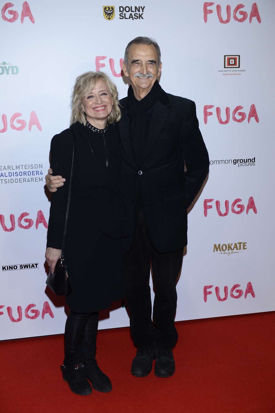 Małgorzata Bogdańska, Marek Koterski - premiera filmu "Fuga"