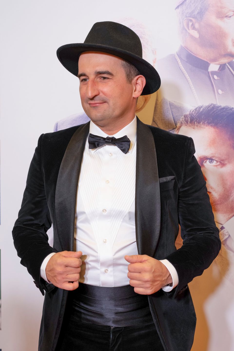 Misiek Koterski na premierze filmu Gierek