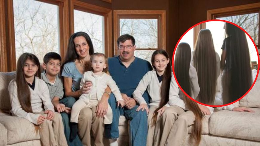 Nigdy nie ścinały włosów. Mama i trzy córki zostały okrzyknięte "Rodziną Roszpunek"