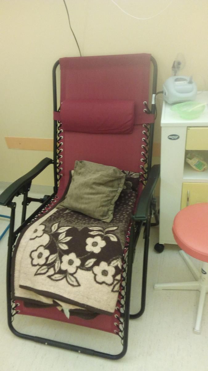 Tak wygląda miejsce do spania w starachowickim szpitalu