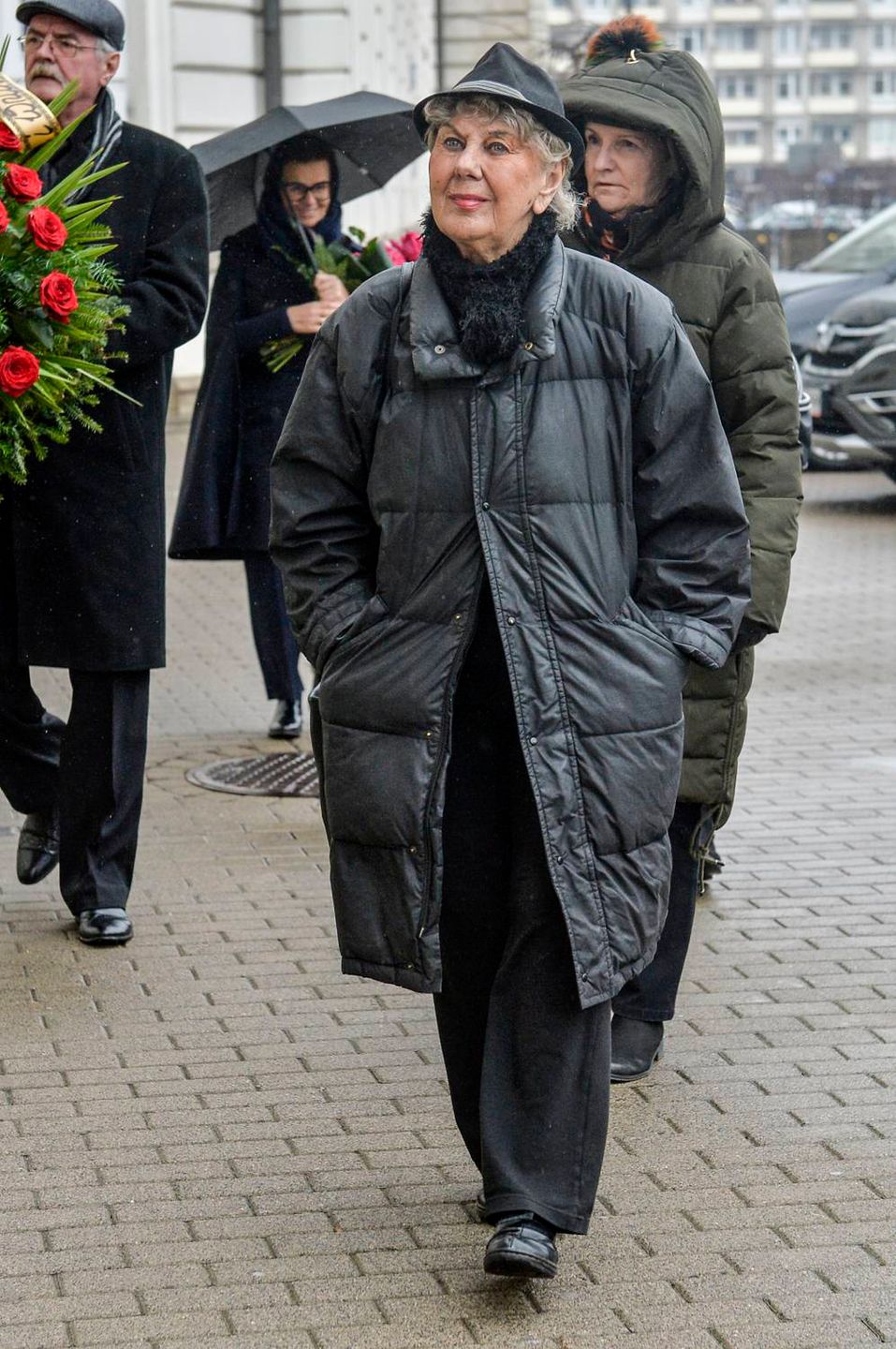 Krystyna Kołodziejczyk - pogrzeb Jerzego Gruzy