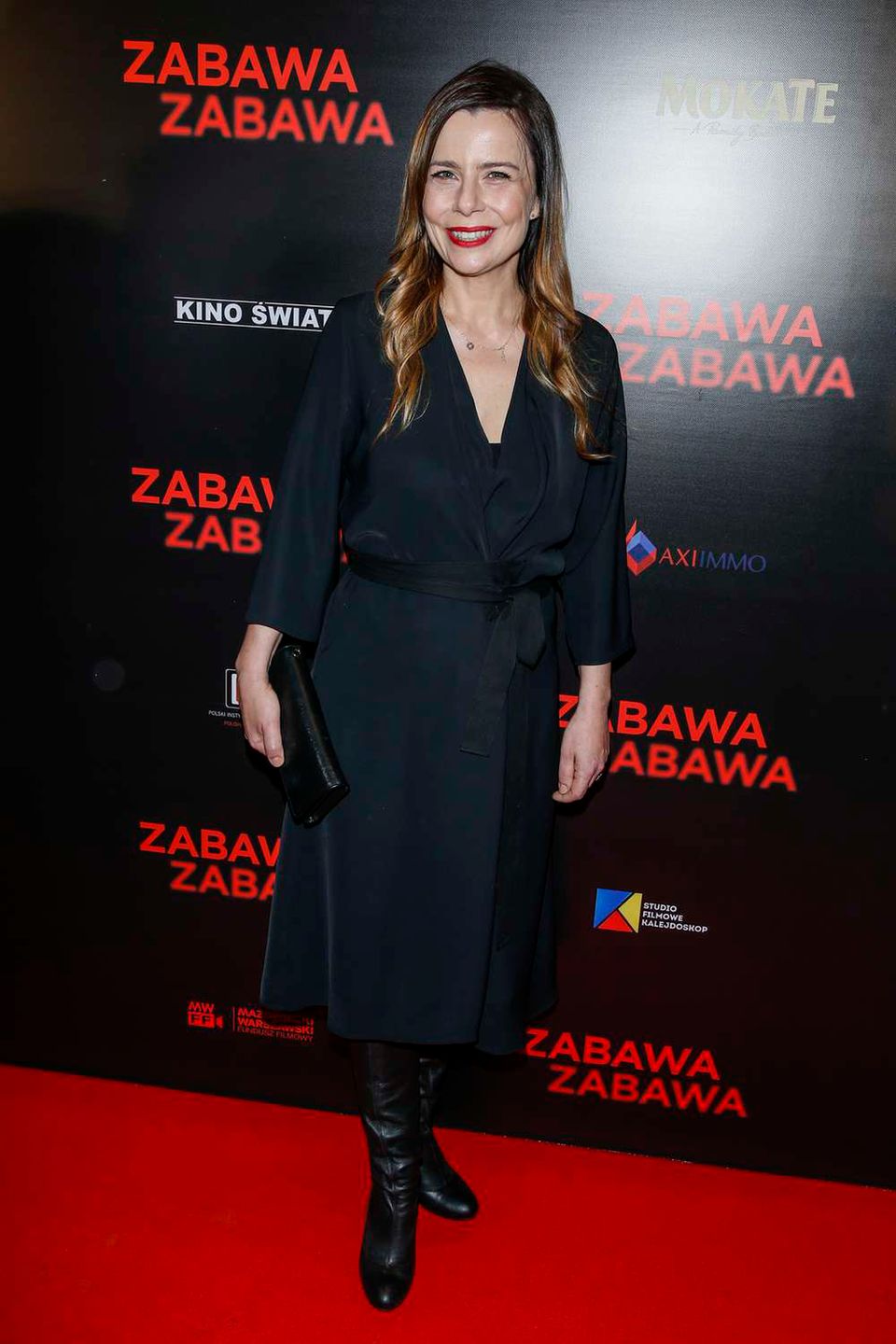Agata Kulesza - premiera filmu "Zabawa Zabawa"