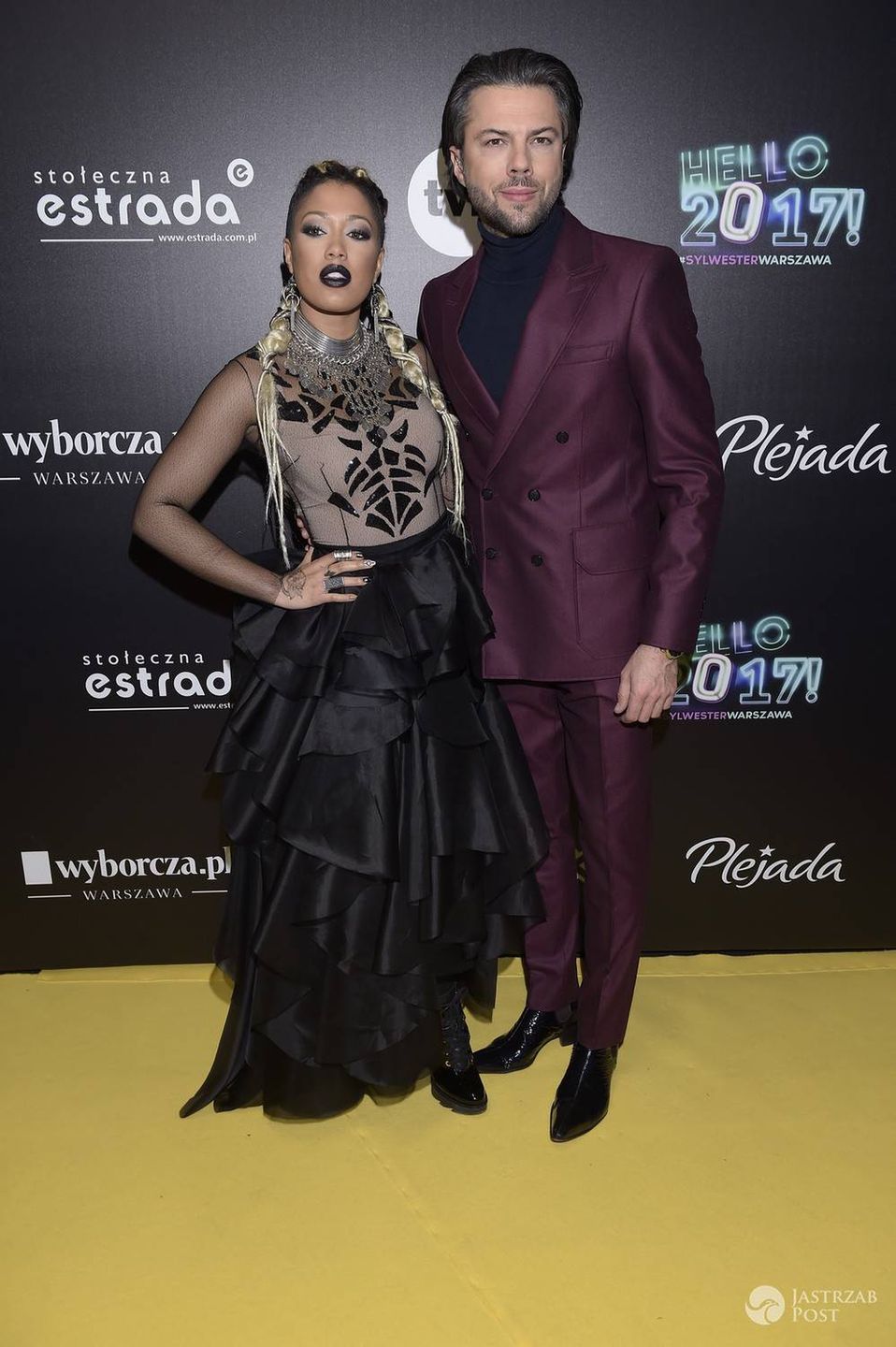 Patricia Kazadi i Olivier Janiak - Sylwester 2016 TVN