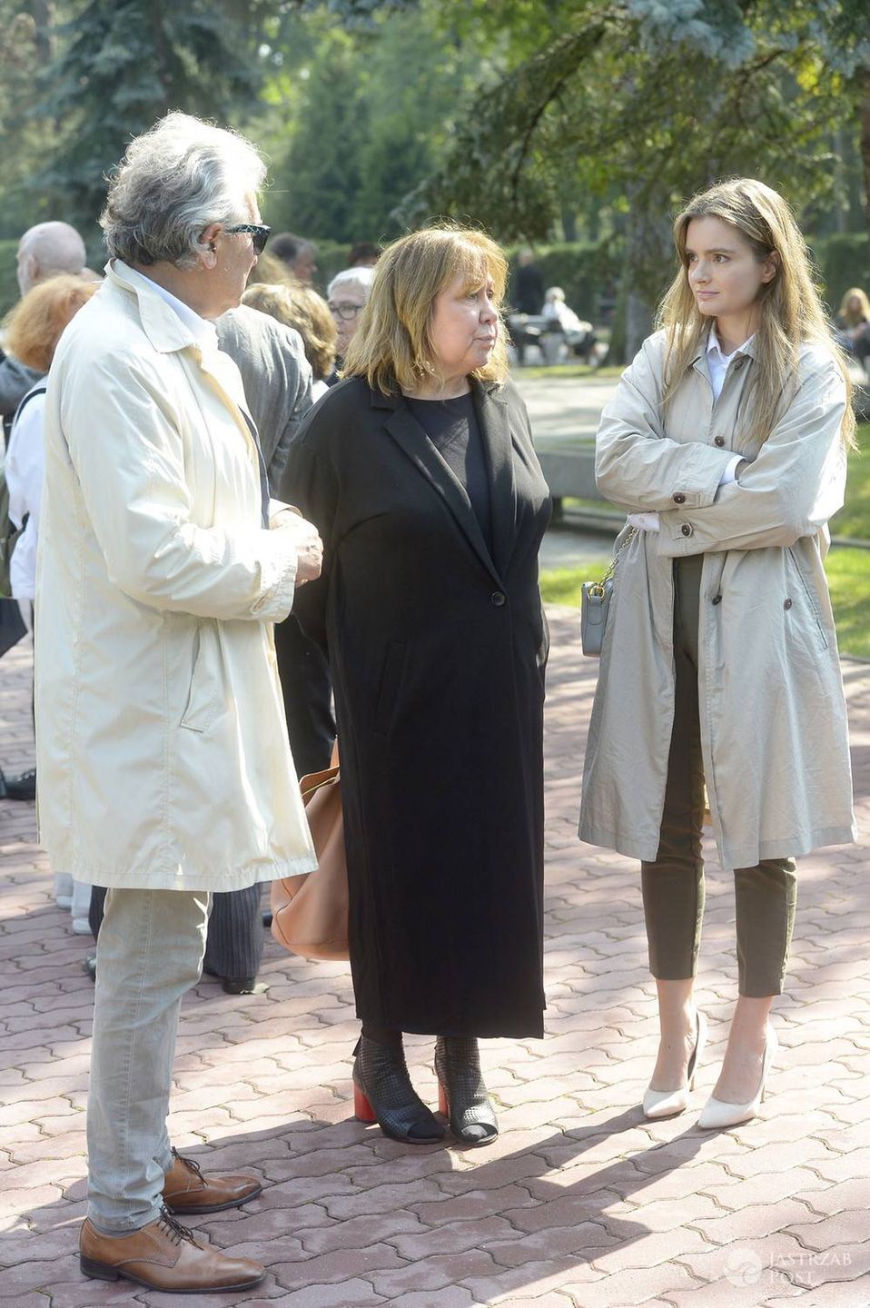 Krystyna Demska, Maria Niklińska - pogrzeb Janusza Głowackiego