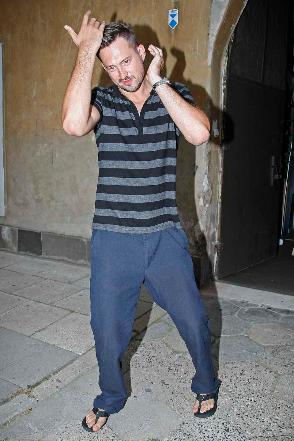Marcin Prokop przyłapany przez paparazzi