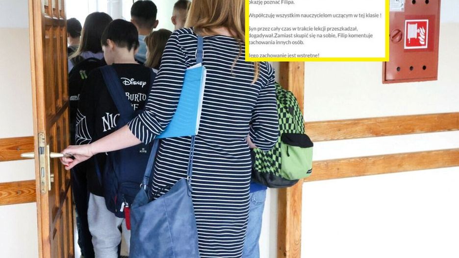 Matka dostała wiadomość od nauczycielki. "Jego zachowanie jest wstrętne!"