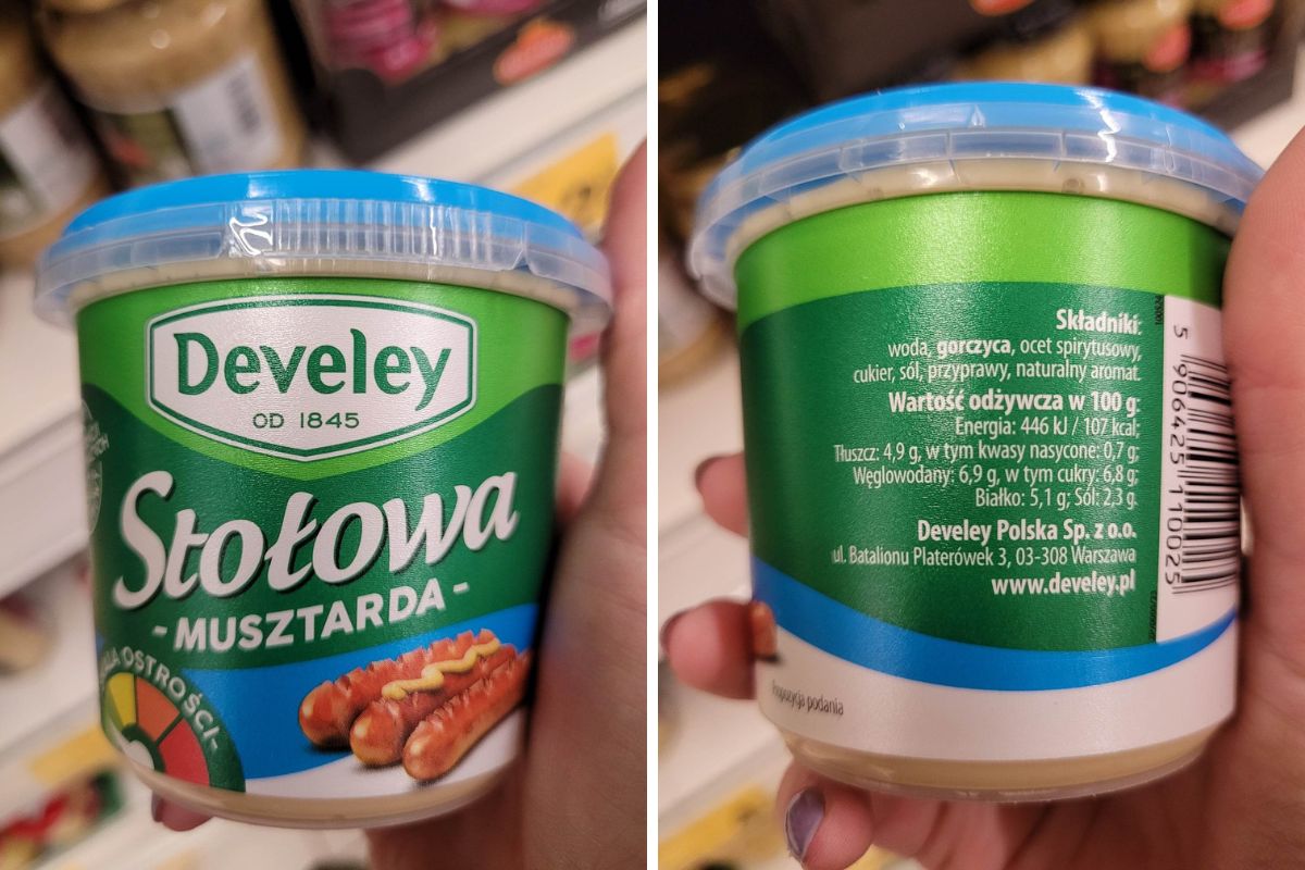 Develey. &quot;Musztarda stołowa&quot;