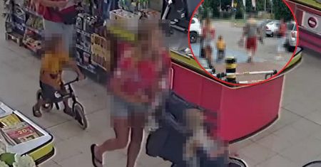 Kasjerka wybiegła na parking. Policja szuka rodziny ze zdjęć