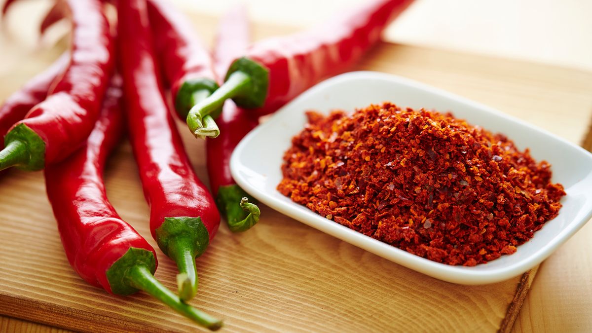 Kapsaicyna znajduje się w ostrych papryczkach.