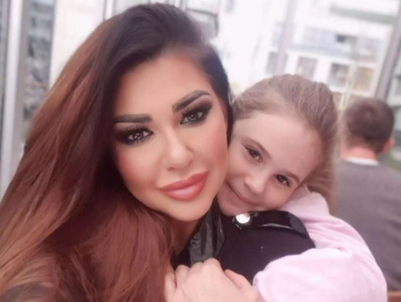 Iwona Węgrowska z córką