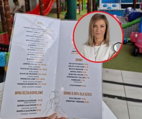 Pokazała menu z sali zabaw. Aż trudno uwierzyć, że to tam sprzedają