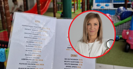 Pokazała menu z sali zabaw. Aż trudno uwierzyć, że to tam sprzedają