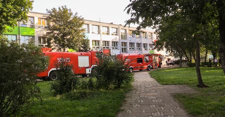 Gaz w szkole. Ewakuacja uczniów
