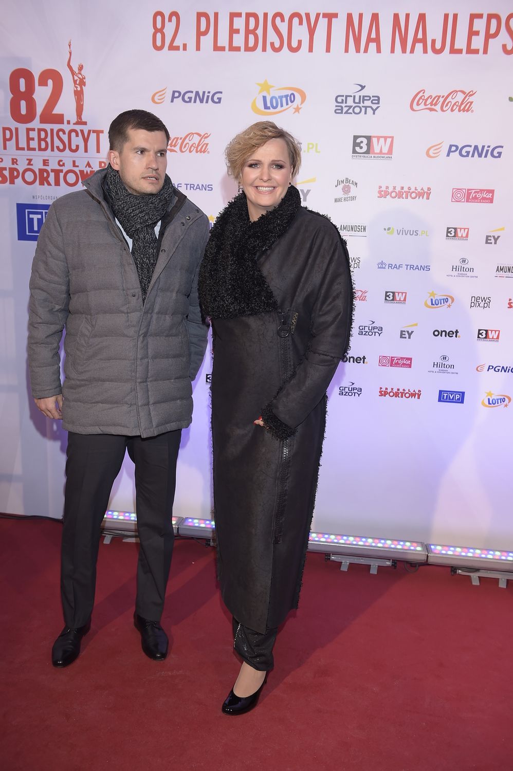 Otylia Jędrzejczak z partnerem - Gala Mistrzów Sportu 2016