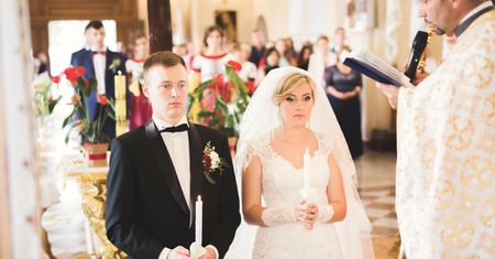 Panna młoda podczas ślubu staje zawsze po lewej stronie. Wiemy dlaczego
