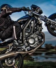 Pędził motocyklem prawie 240 km/h